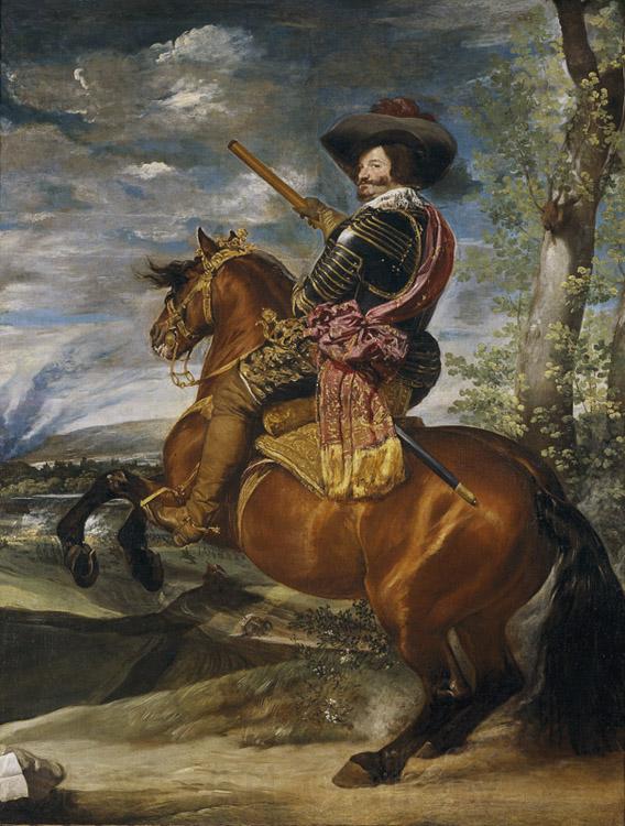 Diego Velazquez Count-Duke of Olivares on Horseback (df01) Spain oil painting art